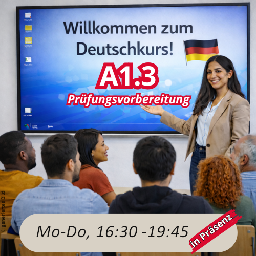Abendkurs Deutsch zur Prüfungvorbereitung
