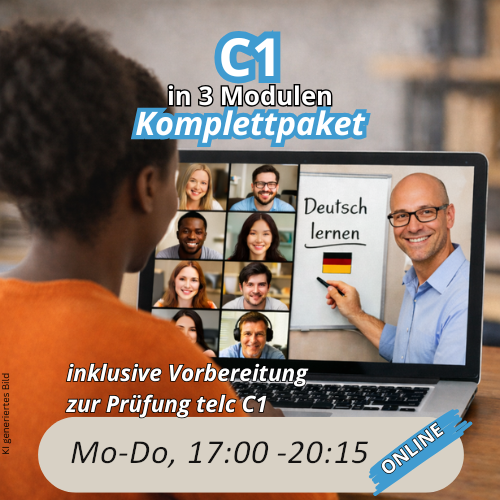 bildv Online Abendkurs Deutsch C1 komplett