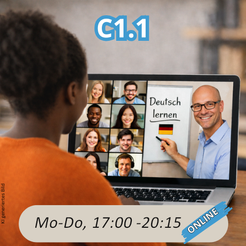 bild Abendkurs Deutsch Modul C1.1 Online