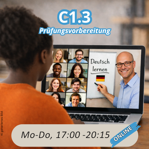 bild Abendkurs zur C1 Prüfungsvorbereitung online