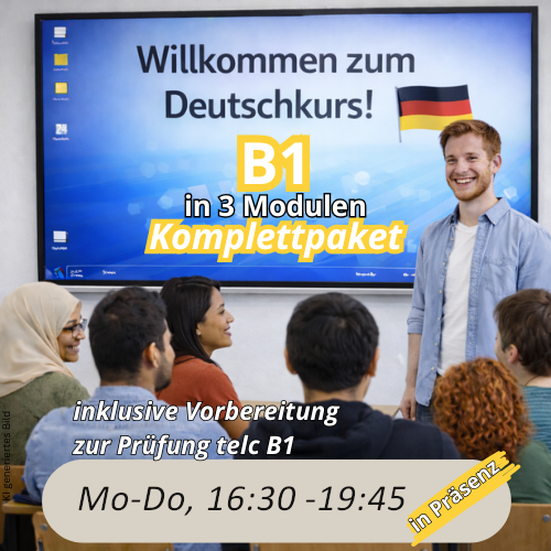 Abendkurs Deutsch B1 komplett
