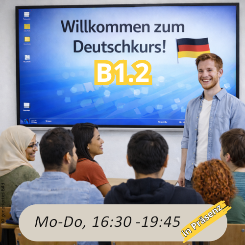 Abendkurs Deutsch Modul B1.2 Präsenz